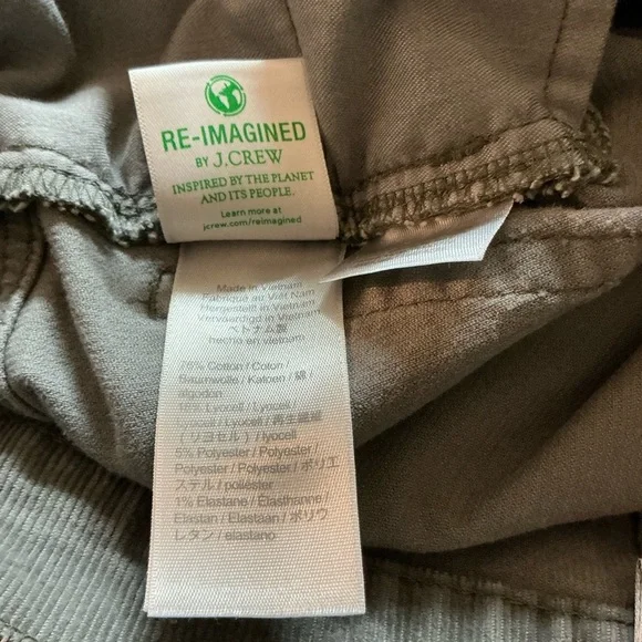 J. Crew Vintage Slim Straight Gray Corduroy Pants Sz 26P - Picture 8 of 16